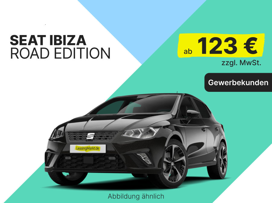 Seat Ibiza Road Edition 1.0 TSI 85 kW (116 PS) 6-Gang  | Gewerbe Leasing