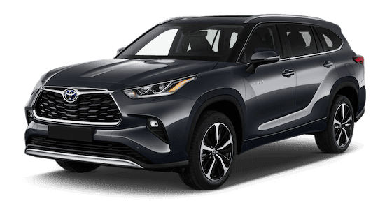 toyota highlander hybrid seitenansicht