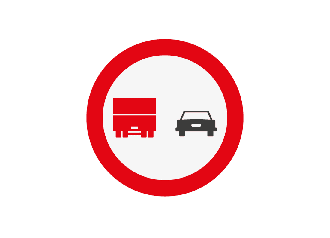 ueberholverbot verkehrszeichen 277