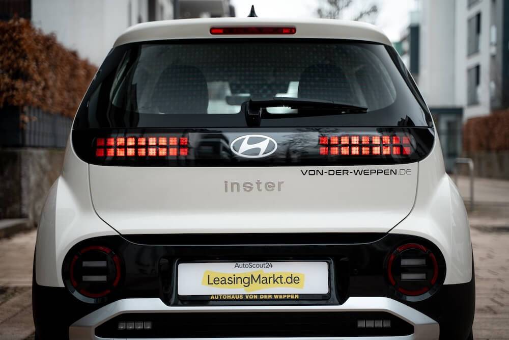 Hyundai Inster Heckansicht Hyundai Inster Heckansicht