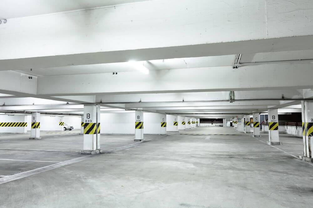 parkhaus innenansicht
