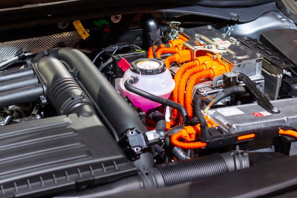 motor eines hybridautos motor eines hybridautos