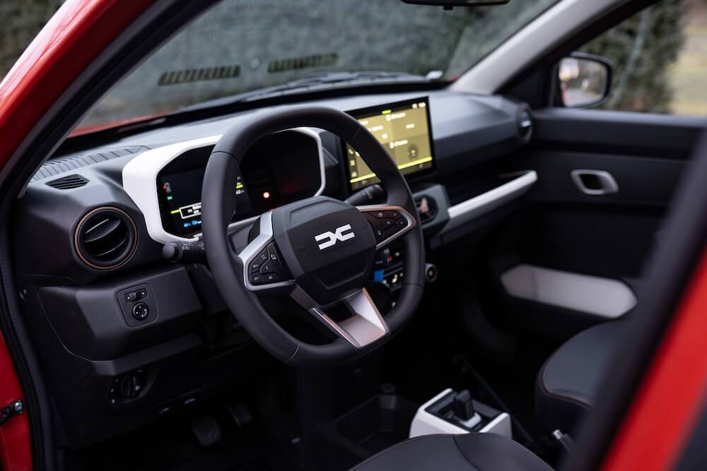 dacia spring 2025 cockpit