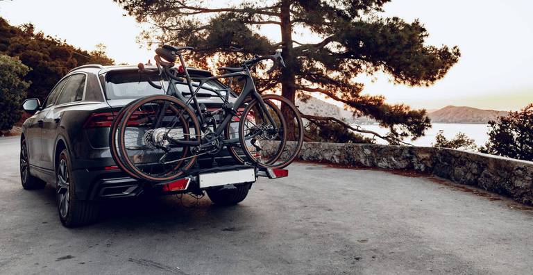 fahrradtransport mit dem auto