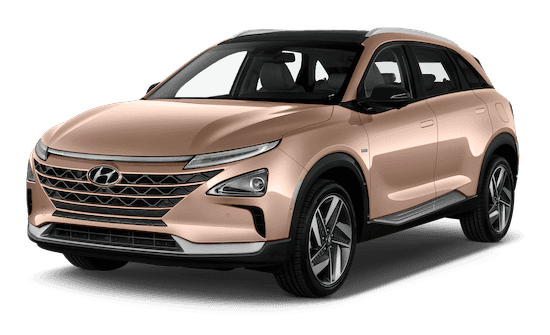 wasserstoffauto hyundai nexo in rosegold