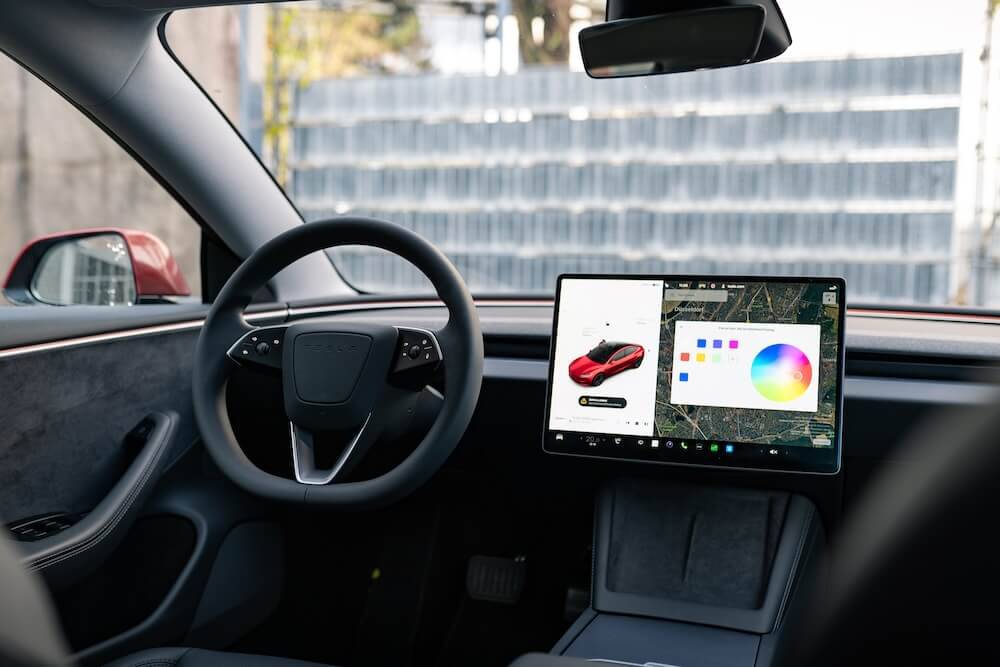 tesla model 3 highland interieur