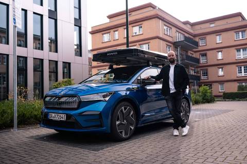 skoda enyaq coupe test
