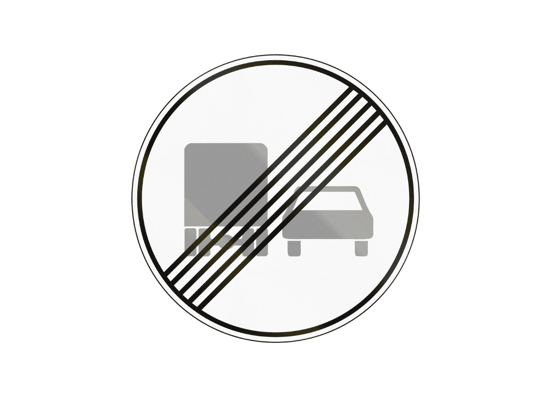 ueberholverbot verkehrszeichen 281