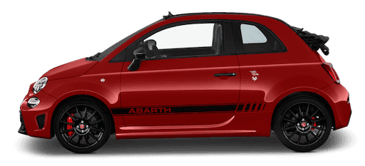 abarth 595 seitenansicht