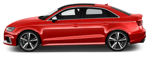 audi rs3 seitenansicht