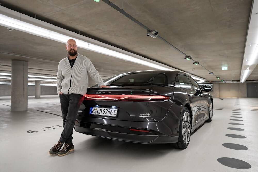 lucid air heckansicht