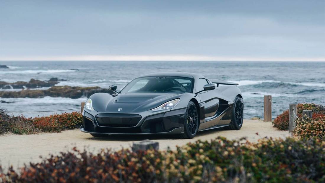Rimac Nevara in Frontansicht