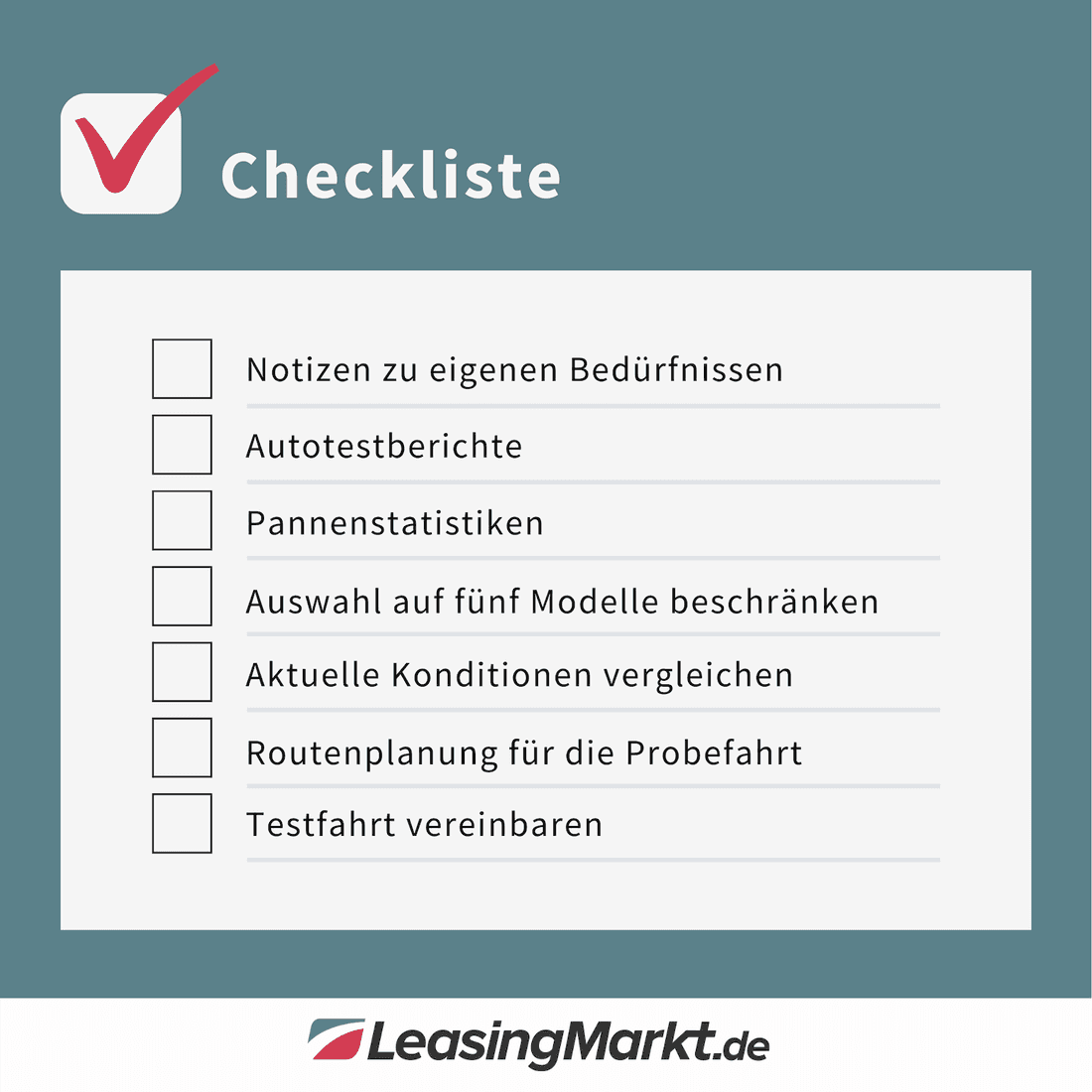 checkliste zur probefahrt vorbereitung