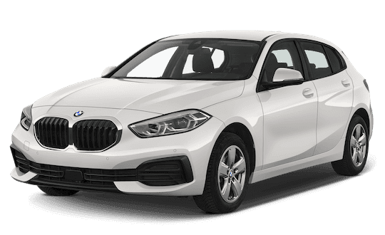 bmw 1er front in weiss