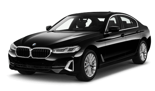 bmw 5er front in schwarz