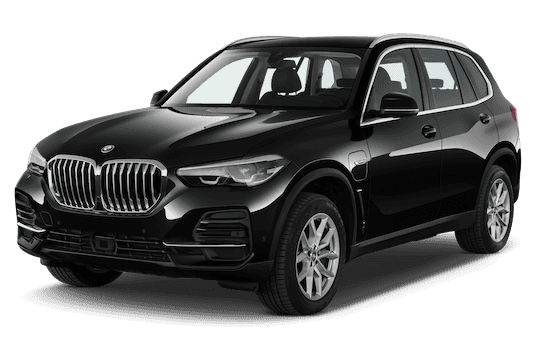 bmw x5 hybrid frontansicht in schwarz
