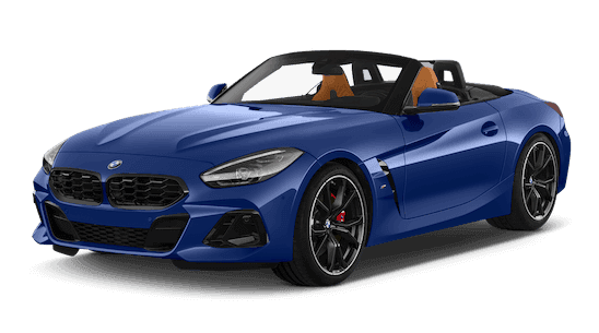 bmw z4 front in blau