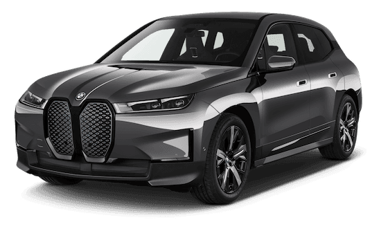 bmw ix in dunkelgrau frontansicht