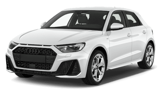 audi a1 frontansicht in weiss