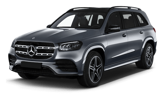 mercedes benz gls frontansicht in grau