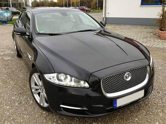jaguar xj von vorne