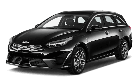 kia ceed sw frontansicht in schwarz