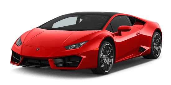 lamborghini huracan frontansicht in rot