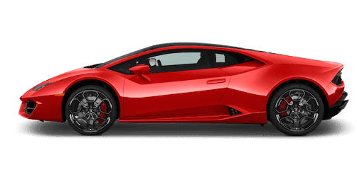 lamborghini huracan seitenansicht in rot