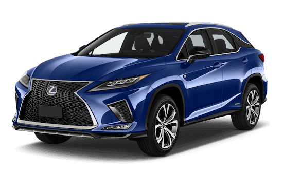 lexus rx frontansicht in blau