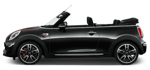 mini john cooper works cabrio seitenansicht