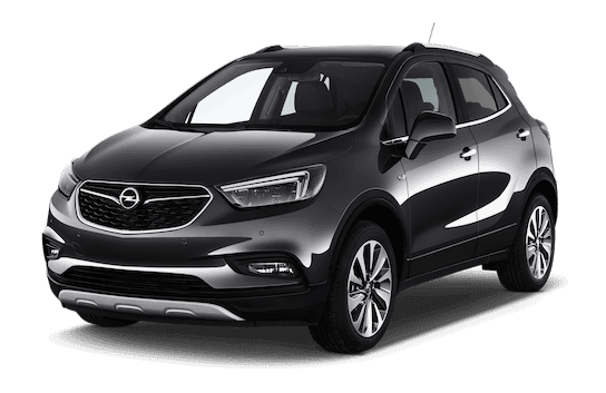 opel mokka x frontansicht in dunkelgrau