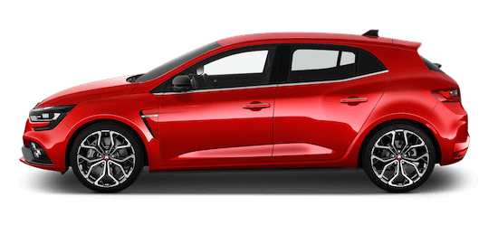 renault megane rs seitenansicht