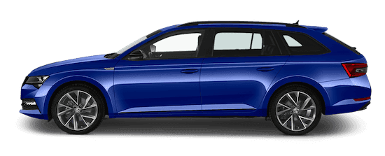 skoda superb seitenansicht