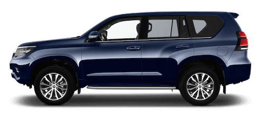 toyota land cruiser seitenansicht