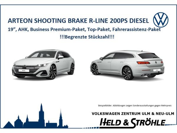 Foto - Volkswagen Arteon Shooting Brake R-Line 2,0 l TDI 200PS SONDERMODELL AHK, NAV, 19", Business, Top-Paket uvm