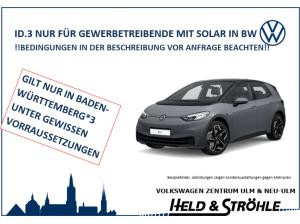 Foto - Volkswagen ID.3 Pro 150 kW (204 PS) 58kWh MJ22 #nur für Gewerbetreibende mit Solar in Baden-Württemberg