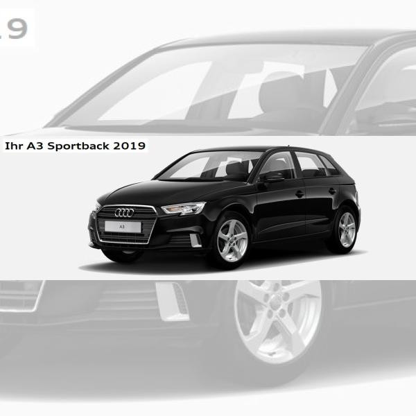 Foto - Audi A3 Sportback sport 30 TFSI 6-Gang - verfügbar in 2018 - LF: 0,94