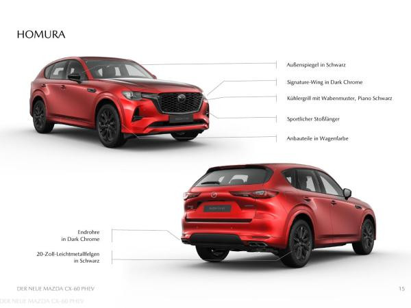 Foto - Mazda CX-60 ++VOLLAUSSTATTUNG++BAFA Garantie auch in 2023++HOMURA++GEWERBLICH++FREI KONFIGURIERBAR++Plug-in-Hy