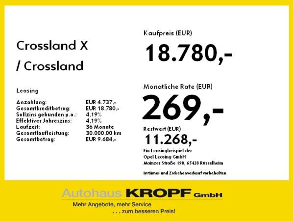 Foto - Opel Crossland X / Crossland 2020 LED FLA VerkZeiche
