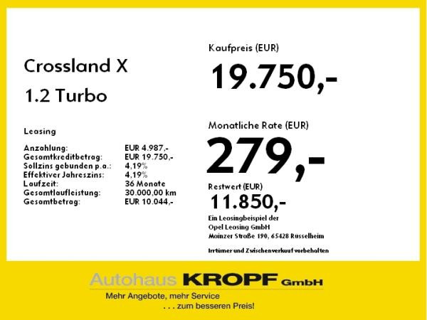 Foto - Opel Crossland X 1.2 Turbo INNOVATION LED/IntelliLink