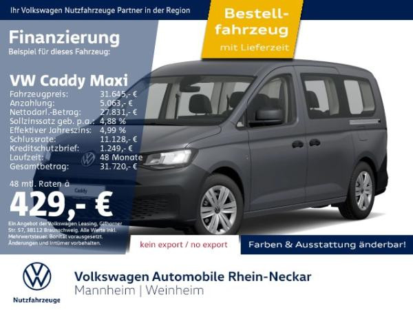 Foto - Volkswagen Caddy Maxi Kombi 5-Sitzer "EcoProfi" 1.5 TSI EU6