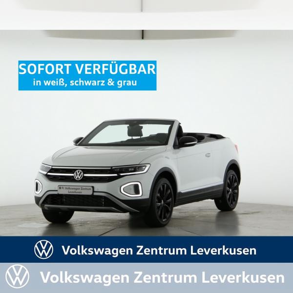 Foto - Volkswagen T-Roc Cabriolet Style 1.5 l TSI OPF 110 kW ab mtl. 439,- € DSG KAM IQ.DRIVE NAV AHK KLIMA ++SOFORT VERFÜGB