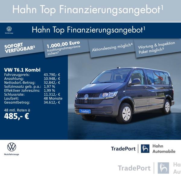 Foto - Volkswagen T6.1 Kombi KR 2,0TDI DSG 2xKLIMA EPH HECKKLAPPE