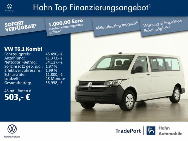 Foto - Volkswagen T6.1 Kombi LR 2,0TDI 110KW 9SITZER AHK NAVI GRA
