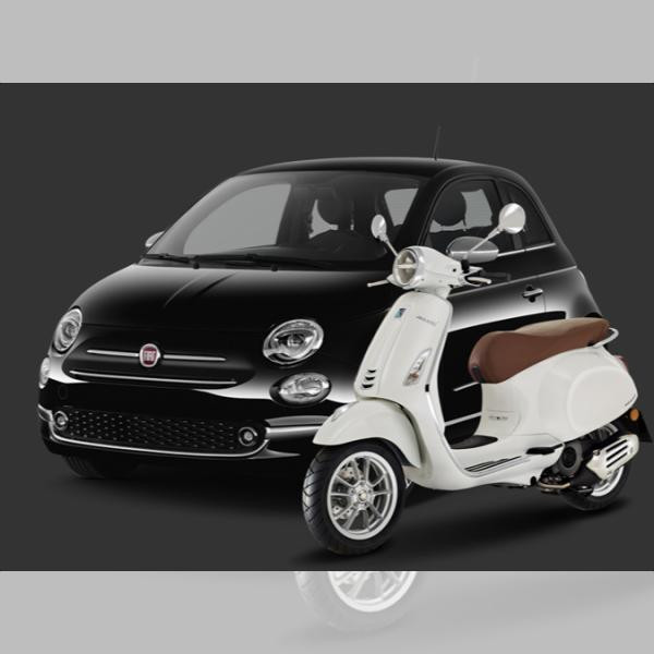 Foto - Fiat 500 Club + Vespa Primavera ❗️Kombi-Angebot - exklusiv & einzigartig ❗️▪️BLACK LEASING WEEK▪️
