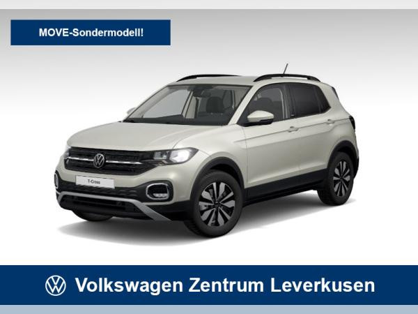 Volkswagen T-Cross MOVE  70 kW ab mtl. 185,- € ASSISTENZEN KLIMA VIRT