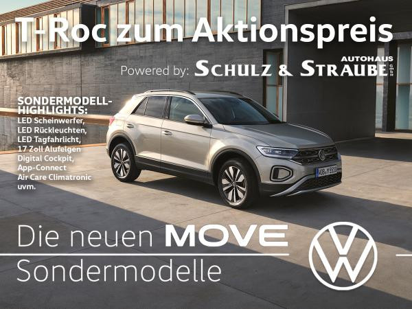 Volkswagen T-Roc MOVE Sondermodell mit 110 PS✔️ LED und Digital Cockpit
