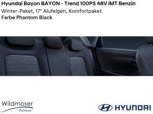 Hyundai Bayon ❤️ BAYON - Trend 100PS 48V iMT Benzin ⏱ 9 Monate Lieferzeit ✔️ mit 3 Zusatz-Paketen
