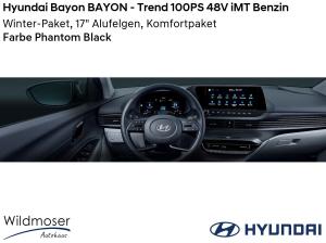 Hyundai Bayon ❤️ BAYON - Trend 100PS 48V iMT Benzin ⏱ 9 Monate Lieferzeit ✔️ mit 3 Zusatz-Paketen