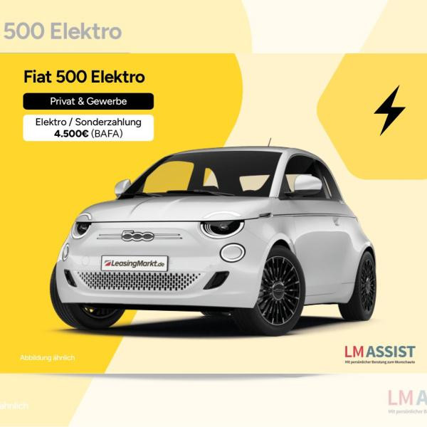 Foto - Fiat 500 e⚡ Elektro ⚡ jetzt noch BAFA Prämie sichern! Lieferung April 2023 - inkl. Zulassung!